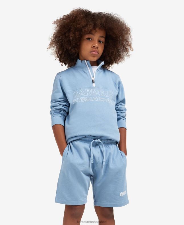 Barbour Clothing Boys Classic Black Trick Half-Zip Sweatshirt & Shorts Set 2BB2F2526