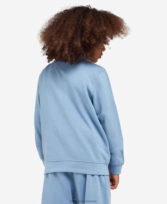 Barbour Clothing Boys Classic Black Trick Half-Zip Sweatshirt & Shorts Set 2BB2F2526