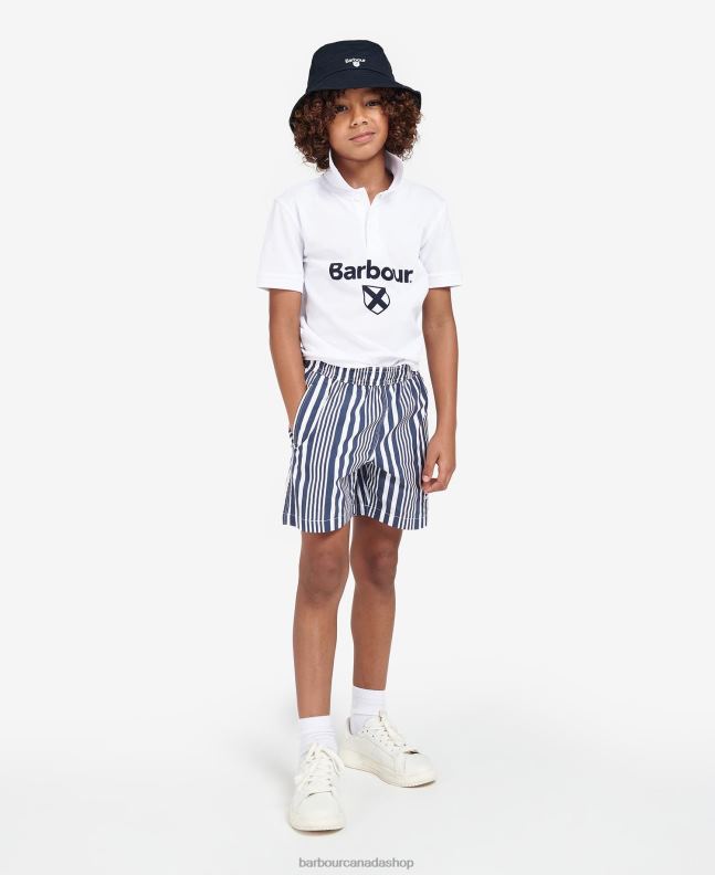 Barbour Clothing Boys Classic Navy Deckham Swim Shorts 2BB2F2519