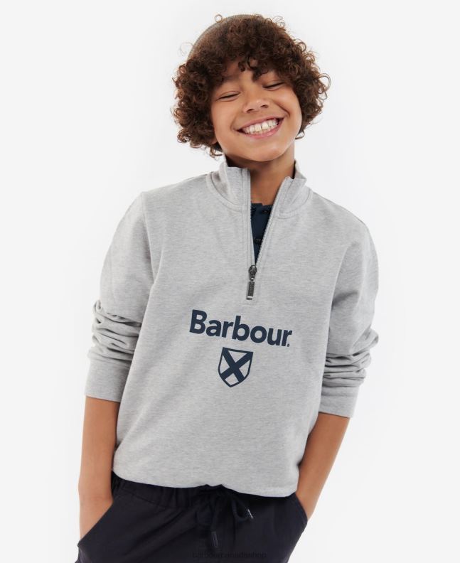 Barbour Clothing Boys Navy Floyd Half Zip 2BB2F2522