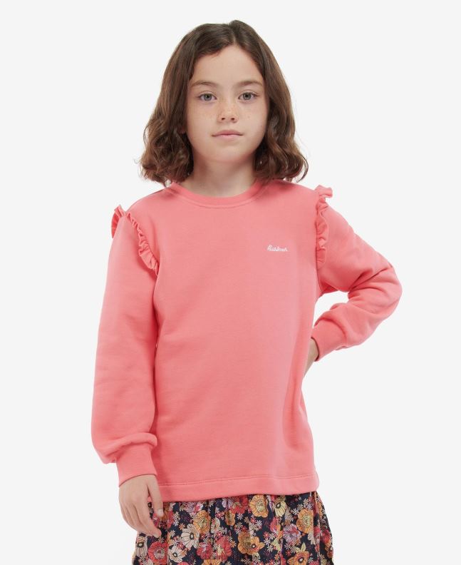 Barbour Clothing Girls Pink Punch Lyla Dress 2BB2F2570