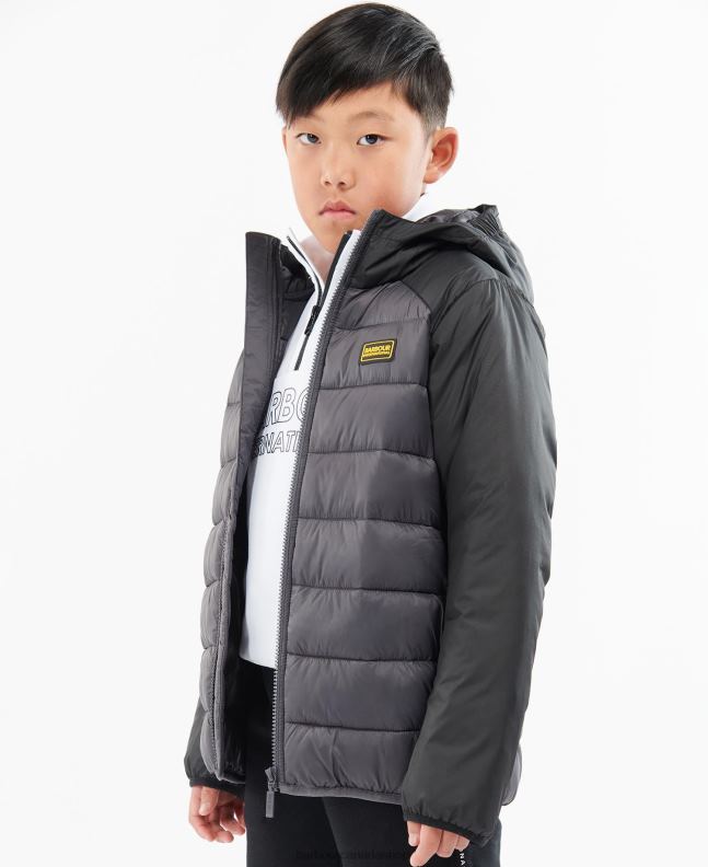 Barbour Clothing Boys Navy Hooded Dulwich Quilted Jacket 2BB2F2479