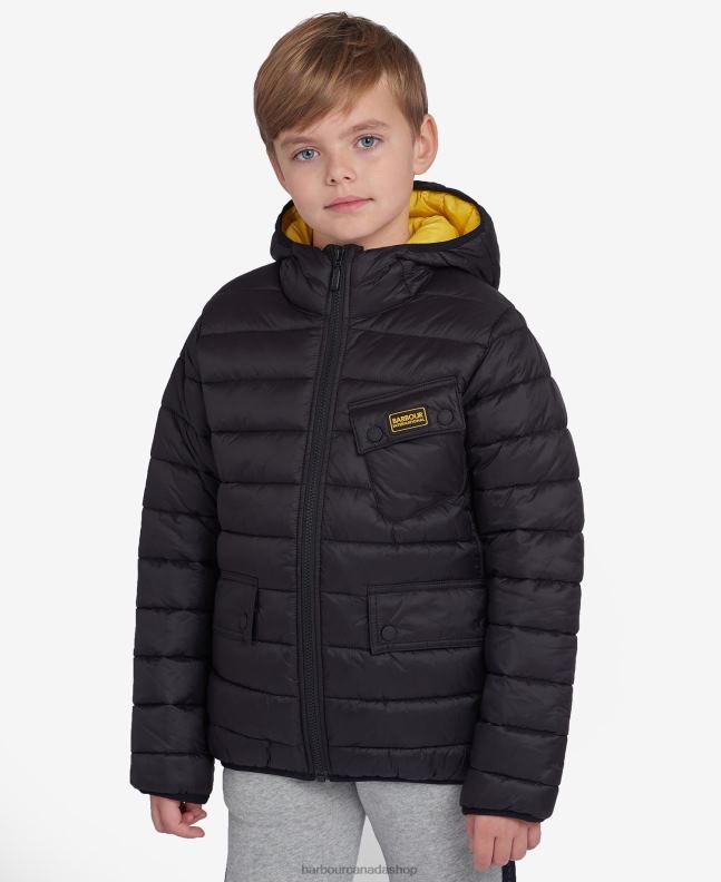 Barbour Clothing Boys True Blue Ouston Hooded Quilted Jacket 2BB2F2482