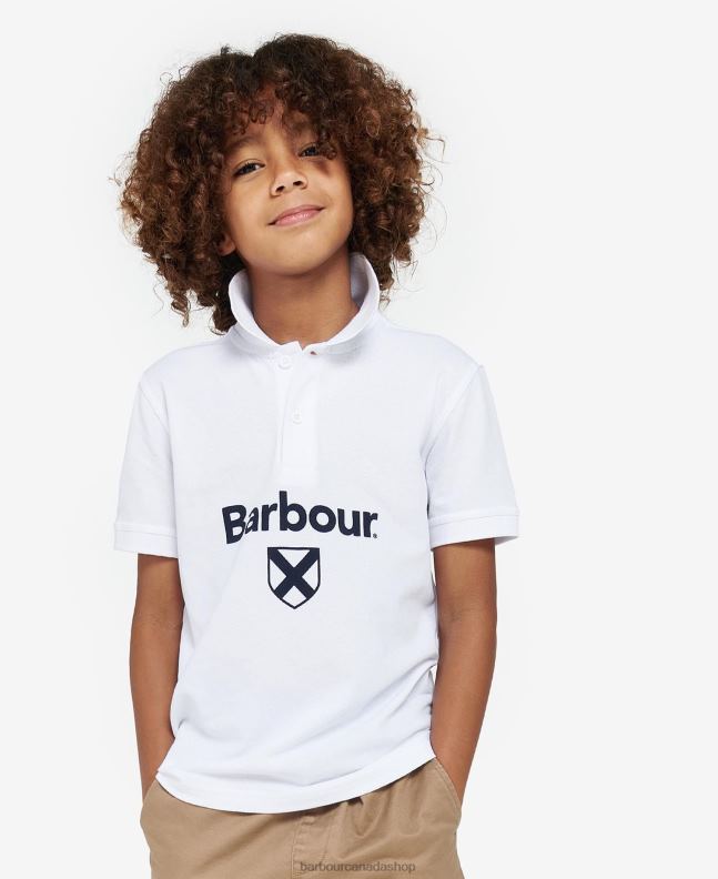 Barbour Clothing Boys Classic Navy Floyd Polo Shirt 2BB2F2506