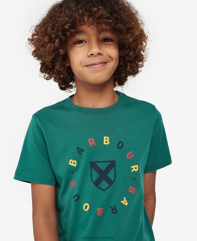 Barbour Clothing Boys Vine Green Georgie T-Shirt 2BB2F2516