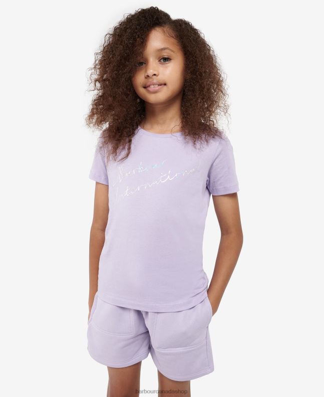 Barbour Clothing Girls Wisteria Rossin T-Shirt 2BB2F2574