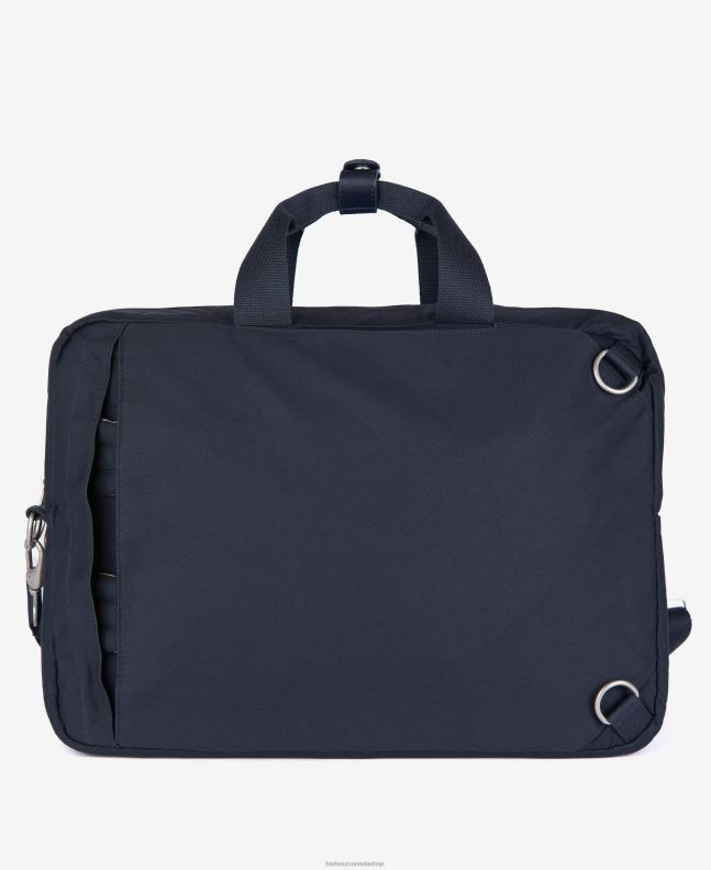 Barbour Accessories Men Classic Navy Cascade Three-Way Laptop Bag 2BB2F2196