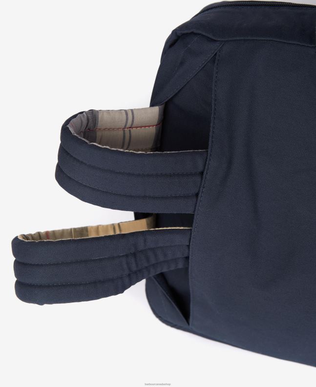 Barbour Accessories Men Classic Navy Cascade Three-Way Laptop Bag 2BB2F2196
