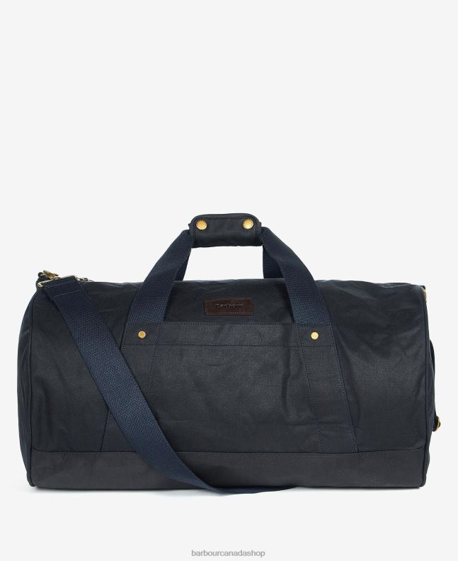 Barbour Accessories Men Navy Explorer Wax Duffle Bag 2BB2F2194