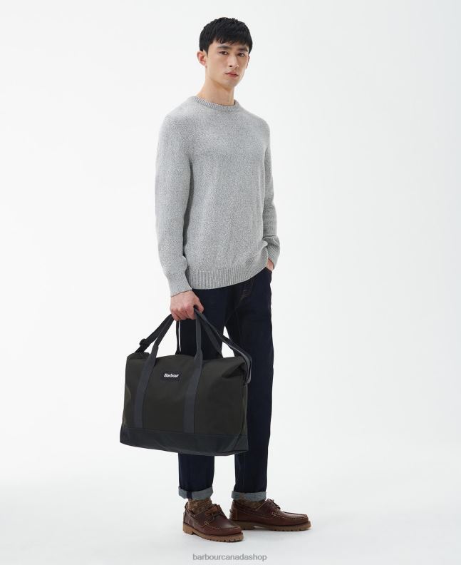 Barbour Accessories Men Navy/Olive Highfield Canvas Holdall 2BB2F2195