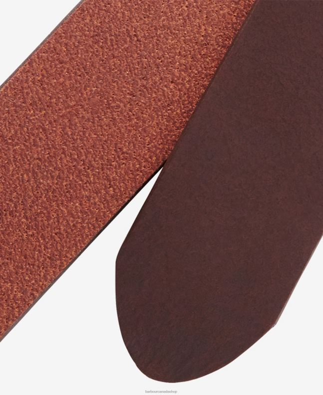 Barbour Accessories Men Black Pebble Matt Leather Belt 2BB2F2223