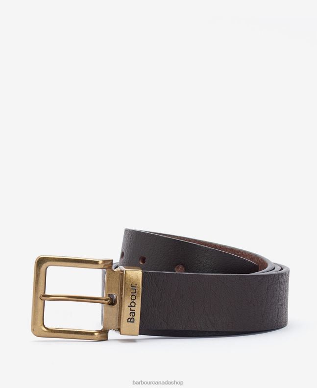 Barbour Accessories Men Dark Brown Blakely Belt 2BB2F2220