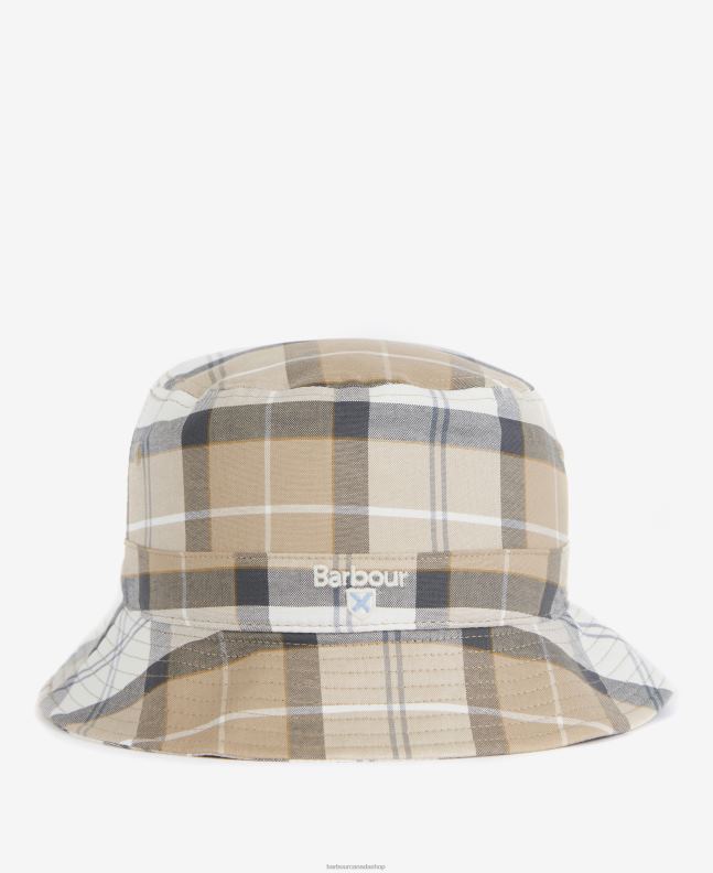 Barbour Accessories Men Amble Sand Tartan Bucket Hat 2BB2F2311