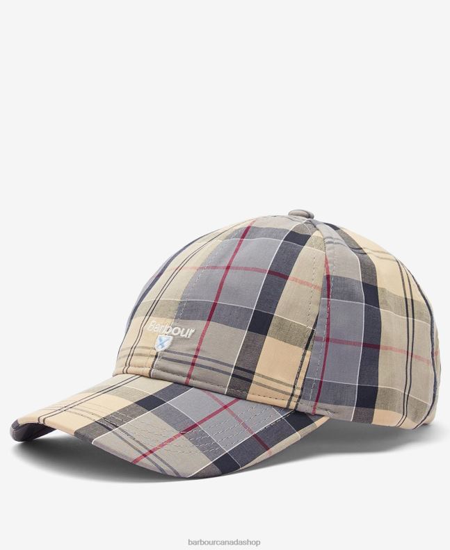 Barbour Accessories Men Beige Tartan Sports Cap 2BB2F2266
