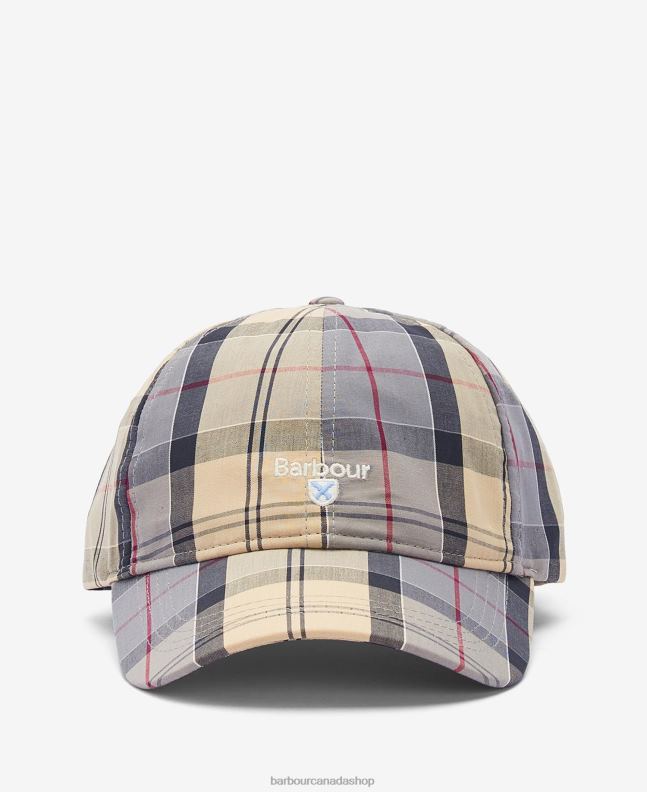 Barbour Accessories Men Beige Tartan Sports Cap 2BB2F2266