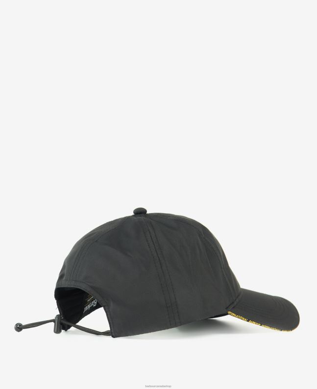 Barbour Accessories Men Classic Black Formula Sports Cap 2BB2F2289
