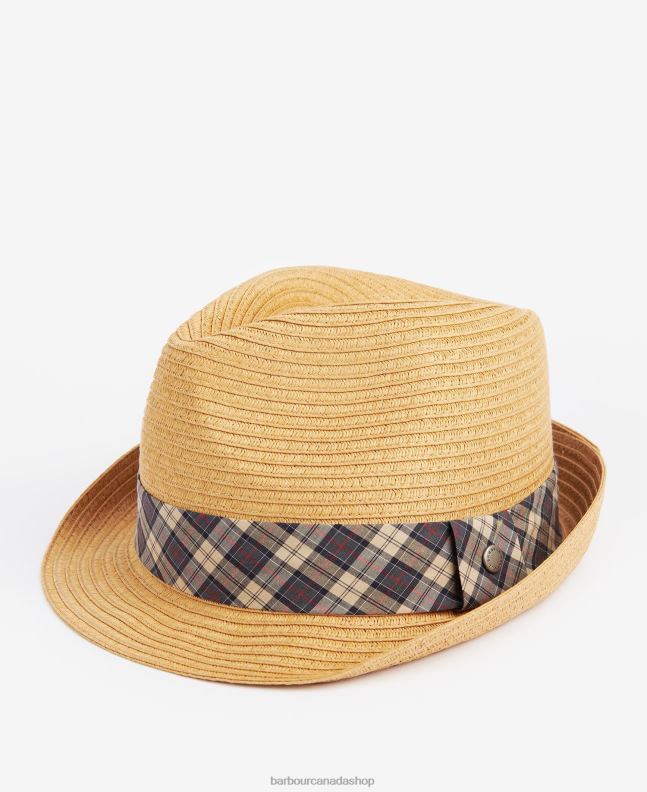 Barbour Accessories Men Ecru/Summer Navy Lomond Trilby 2BB2F2264