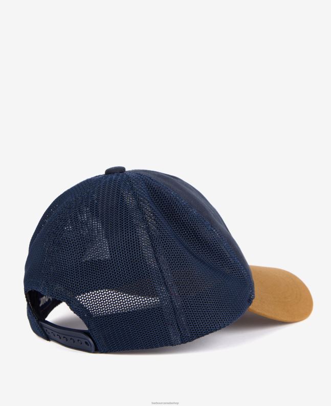 Barbour Accessories Men Navy/Russet Bankside Trucker Cap 2BB2F2269