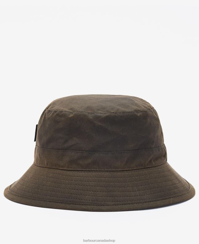 Barbour Accessories Men Navy Wax Bucket Hat 2BB2F2236
