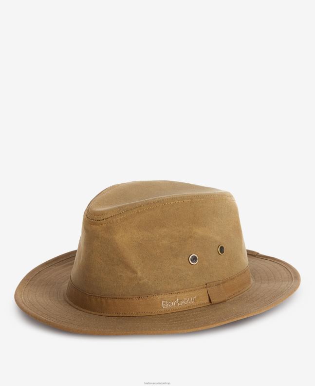 Barbour Accessories Men Olive Dawson Wax Safari Hat 2BB2F2306
