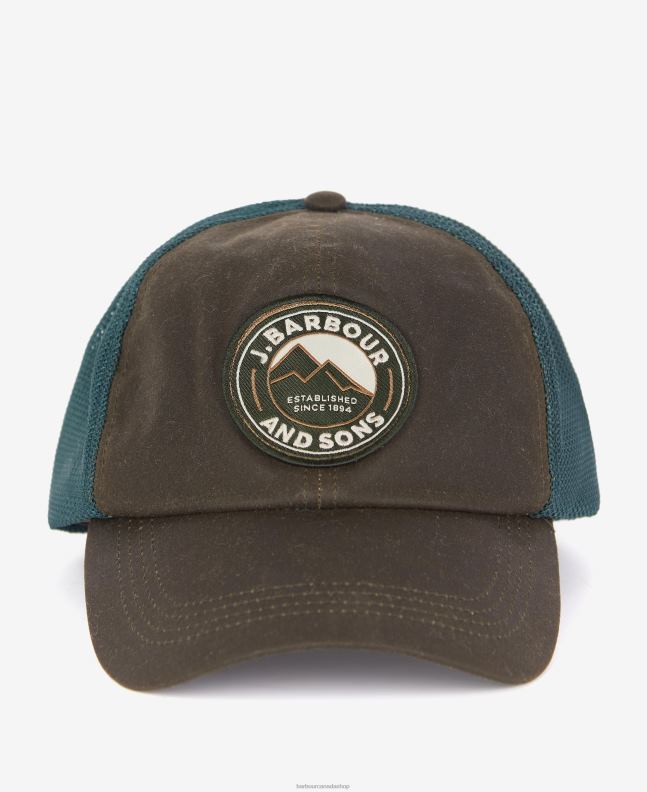 Barbour Accessories Men Olive Rydale Trucker Cap 2BB2F2309