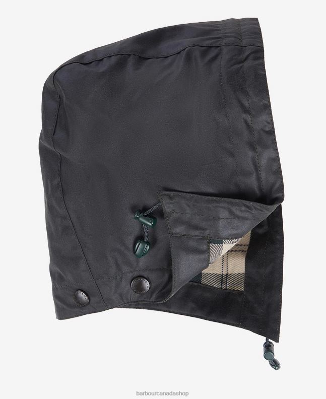 Barbour Accessories Men Bark Wax Cotton Hood 2BB2F2315