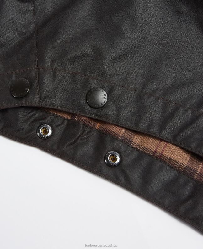 Barbour Accessories Men Black Wax Cotton Hood 2BB2F2319