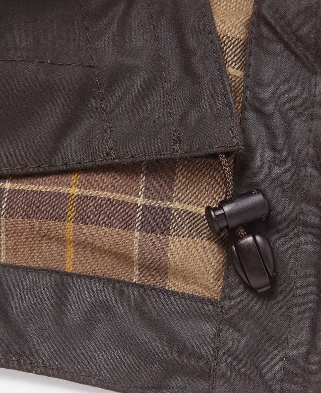 Barbour Accessories Men Black Wax Cotton Hood 2BB2F2319