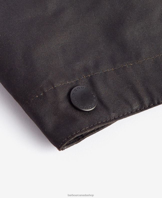 Barbour Accessories Men Black Waxed Cotton Plain Hood 2BB2F2332