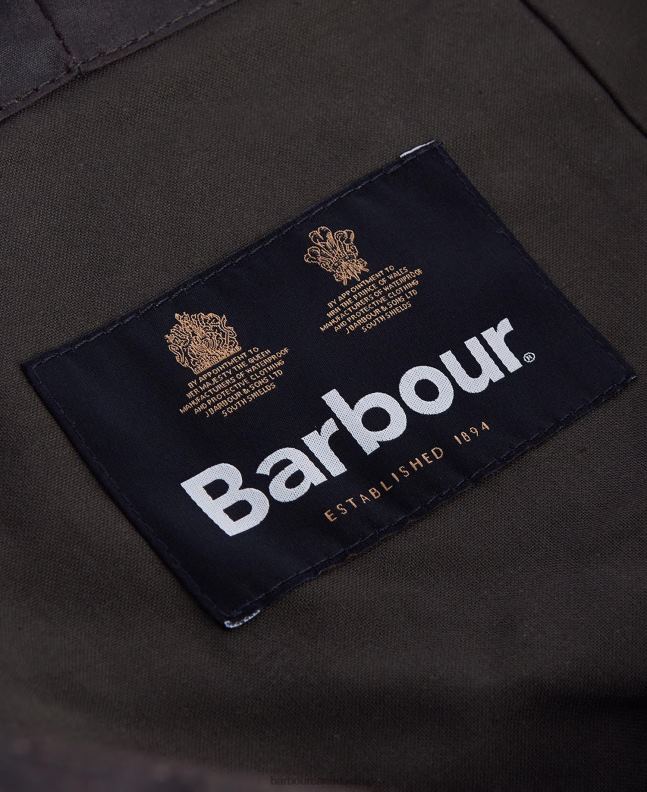 Barbour Accessories Men Black Waxed Cotton Plain Hood 2BB2F2340