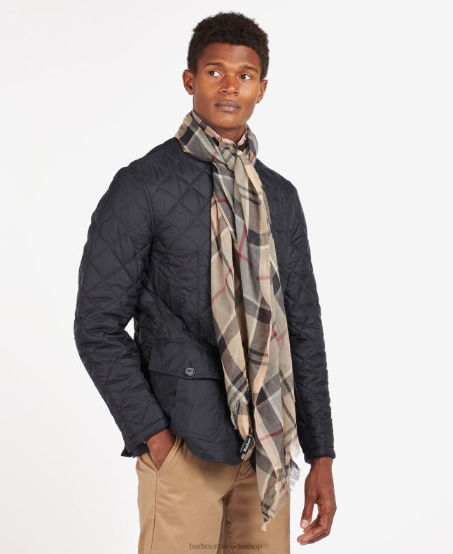 Barbour Accessories Men Stone Dress Tartan Welton Tartan Scarf 2BB2F2350