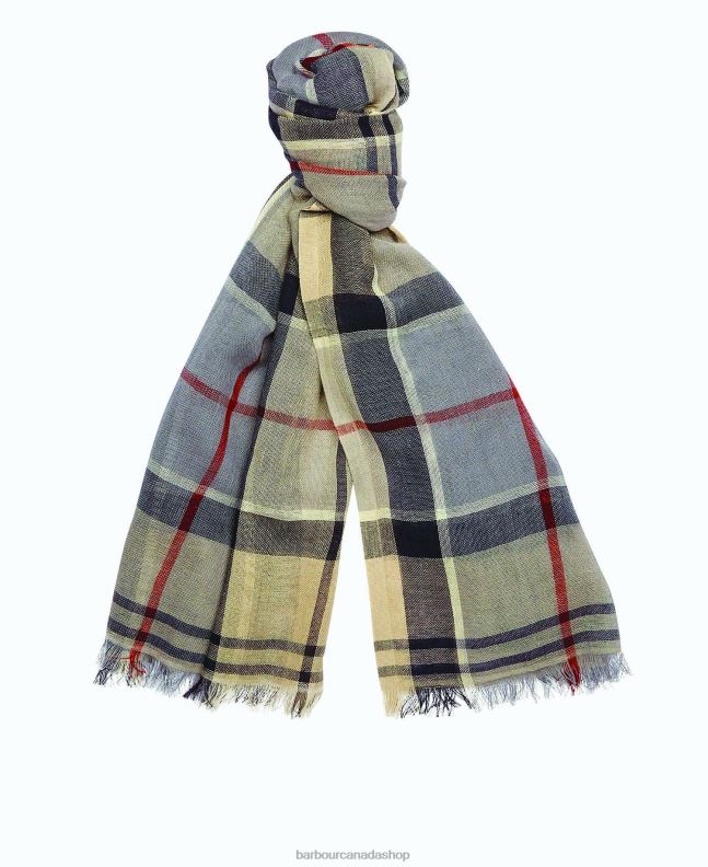Barbour Accessories Men Stone Dress Tartan Welton Tartan Scarf 2BB2F2350