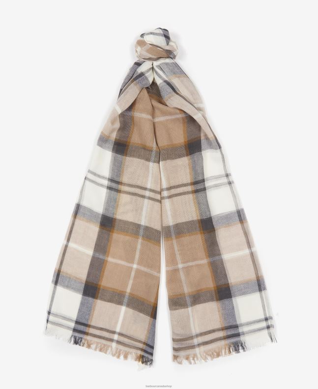 Barbour Accessories Men Stone Dress Tartan Welton Tartan Scarf 2BB2F2356