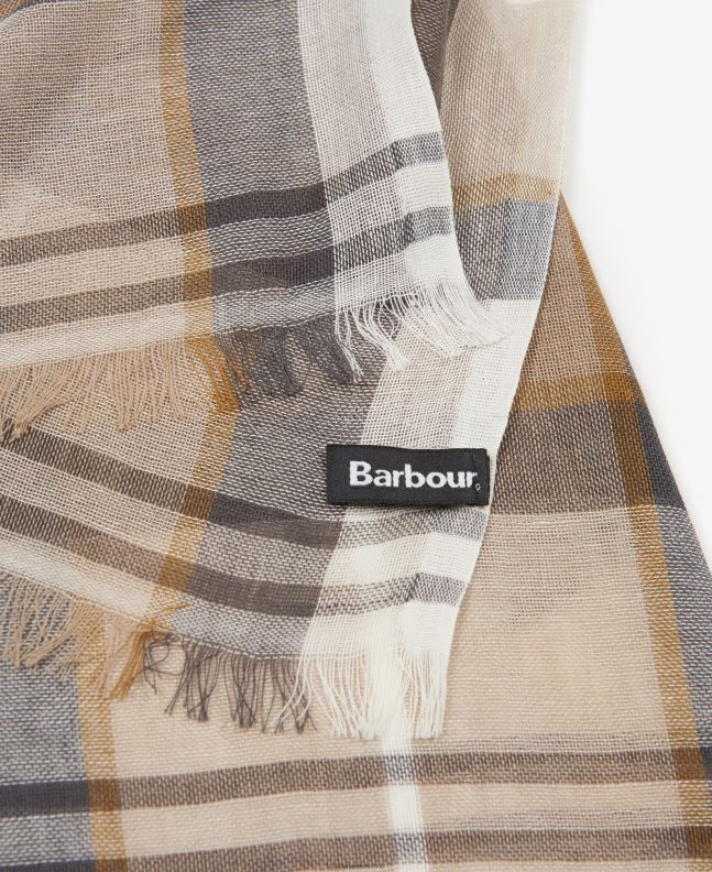 Barbour Accessories Men Stone Dress Tartan Welton Tartan Scarf 2BB2F2356