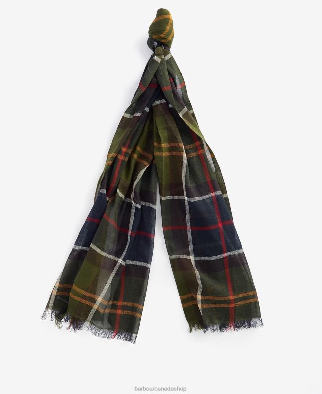 Barbour Accessories Men Stone Dress Tartan Welton Tartan Scarf 2BB2F2357