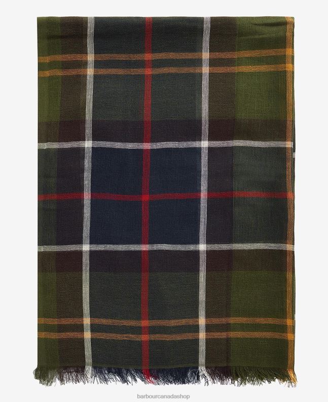 Barbour Accessories Men Stone Dress Tartan Welton Tartan Scarf 2BB2F2357