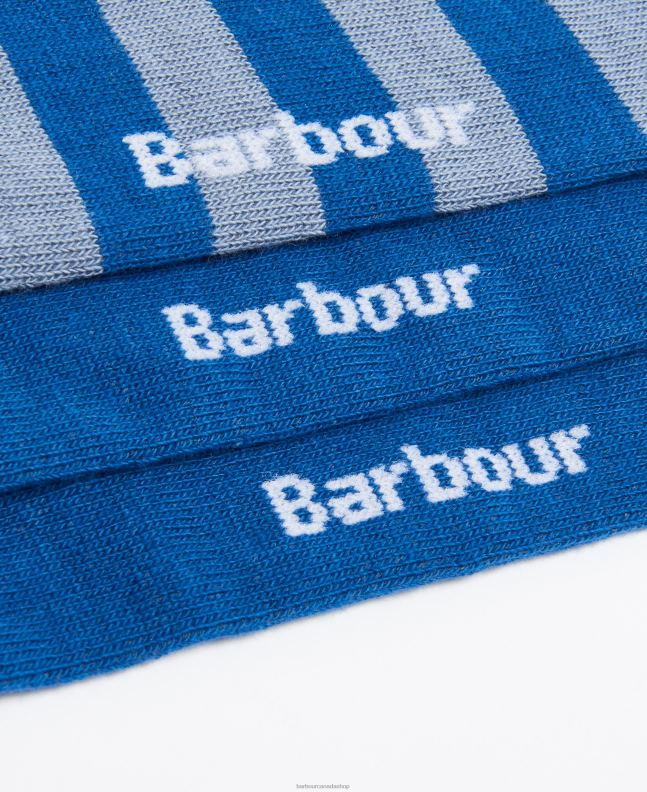 Barbour Accessories Men Blue Beagle Beagle Dog Socks Set 2BB2F2358