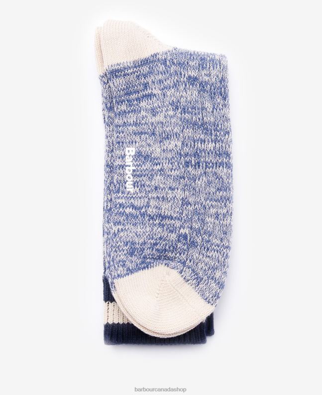 Barbour Accessories Men Blue Mix Shandwick Socks 2BB2F2364