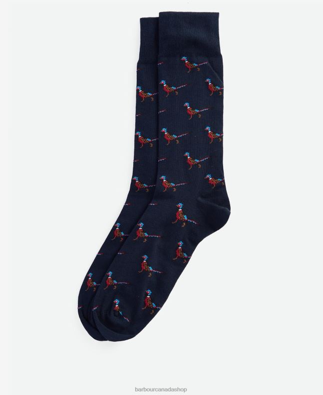 Barbour Accessories Men Navy/Pheasant Mavin Socks 2BB2F2363