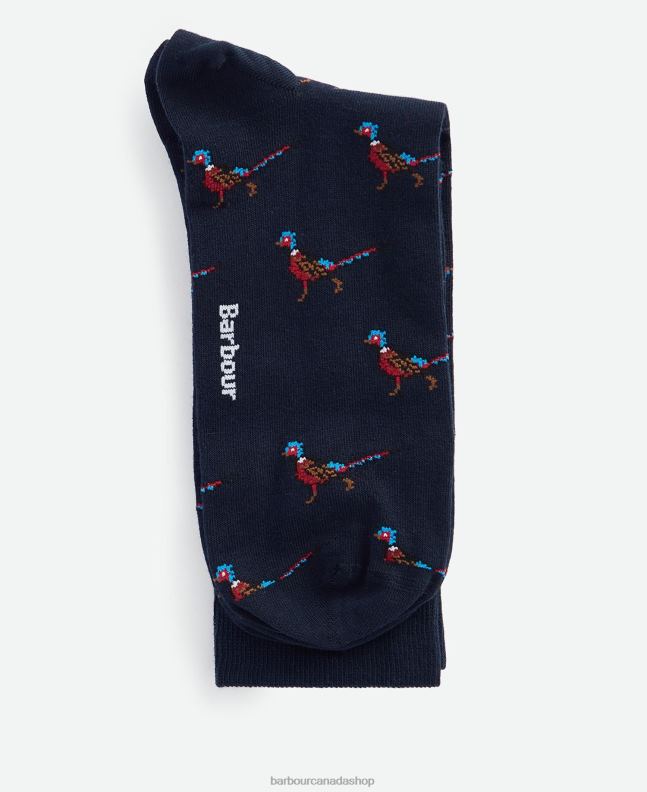 Barbour Accessories Men Navy/Pheasant Mavin Socks 2BB2F2363