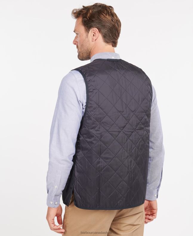 Barbour Clothing Men Black/Modern Quilted Waistcoat/Zip-In Liner 2BB2F2323