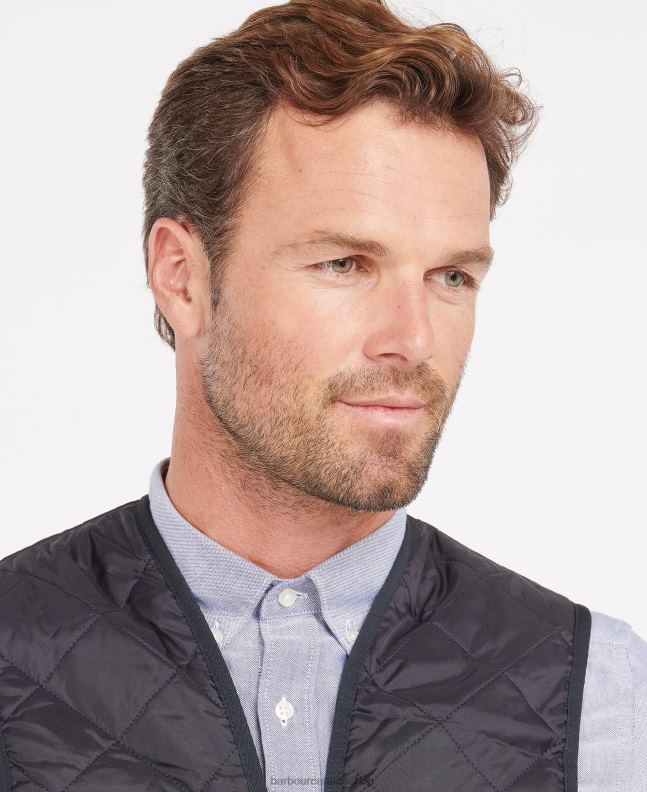 Barbour Clothing Men Black/Modern Quilted Waistcoat/Zip-In Liner 2BB2F2323