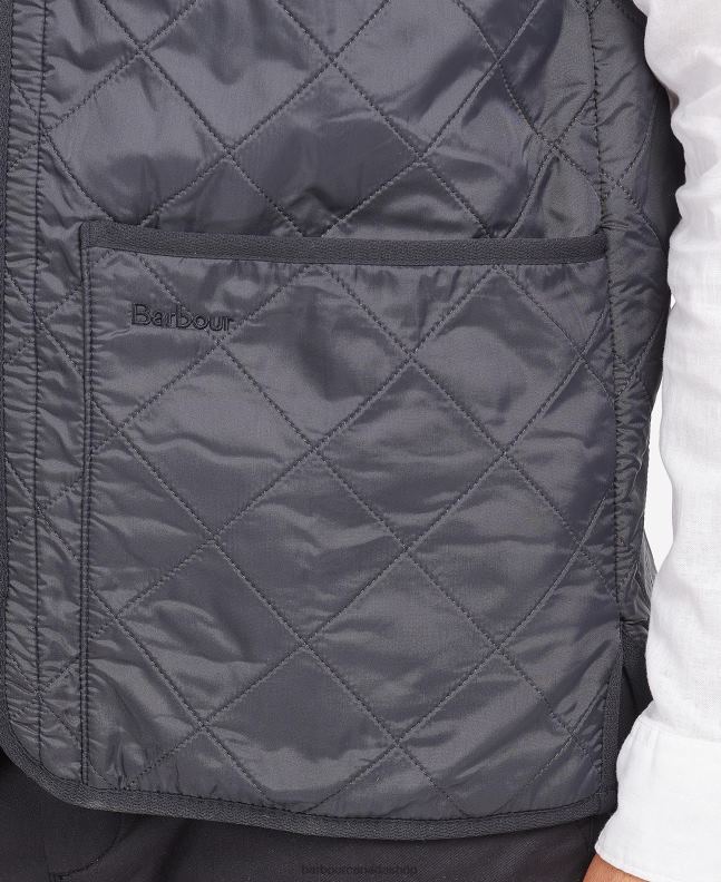 Barbour Clothing Men Black Polarquilt Waistcoat/Zip-In Liner 2BB2F2326