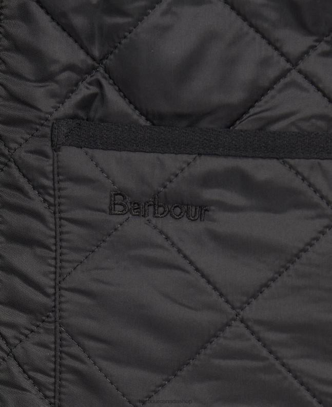 Barbour Clothing Men Black Polarquilt Waistcoat/Zip-In Liner 2BB2F2334