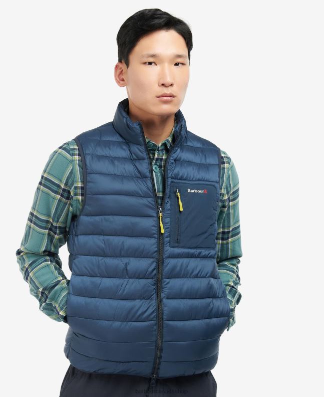 Barbour Clothing Men Classic Navy Burnall Gilet 2BB2F268