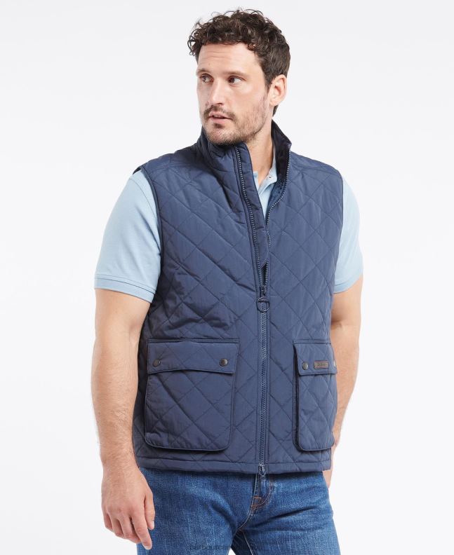 Barbour Clothing Men Navy Fernwood Gilet 2BB2F237