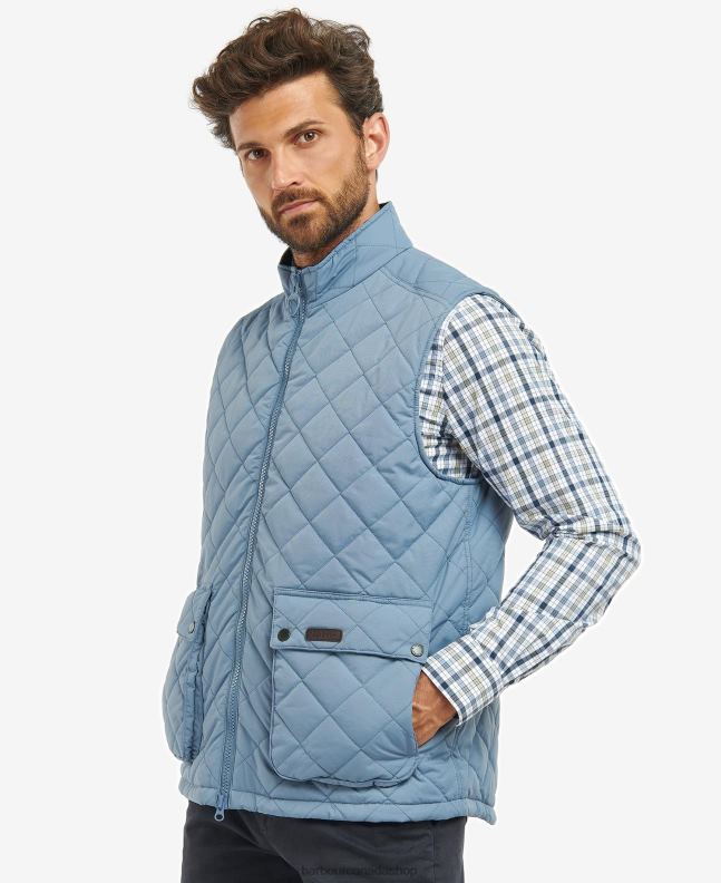 Barbour Clothing Men Navy Fernwood Quilted Gilet 2BB2F265