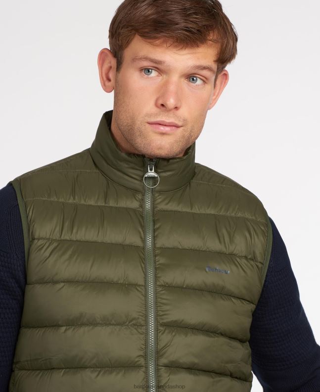 Barbour Clothing Men Olive Bretby Gilet 2BB2F231