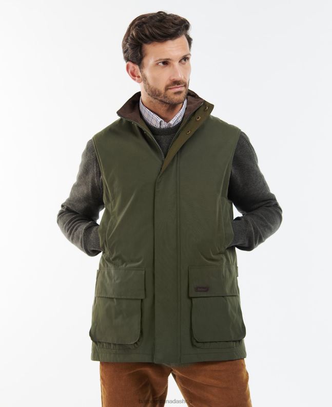 Barbour Clothing Men Olive Farringdon Gilet 2BB2F230
