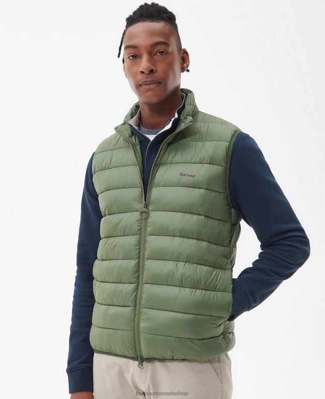 Barbour Clothing Men Olivine Bretby Quilted Gilet 2BB2F245